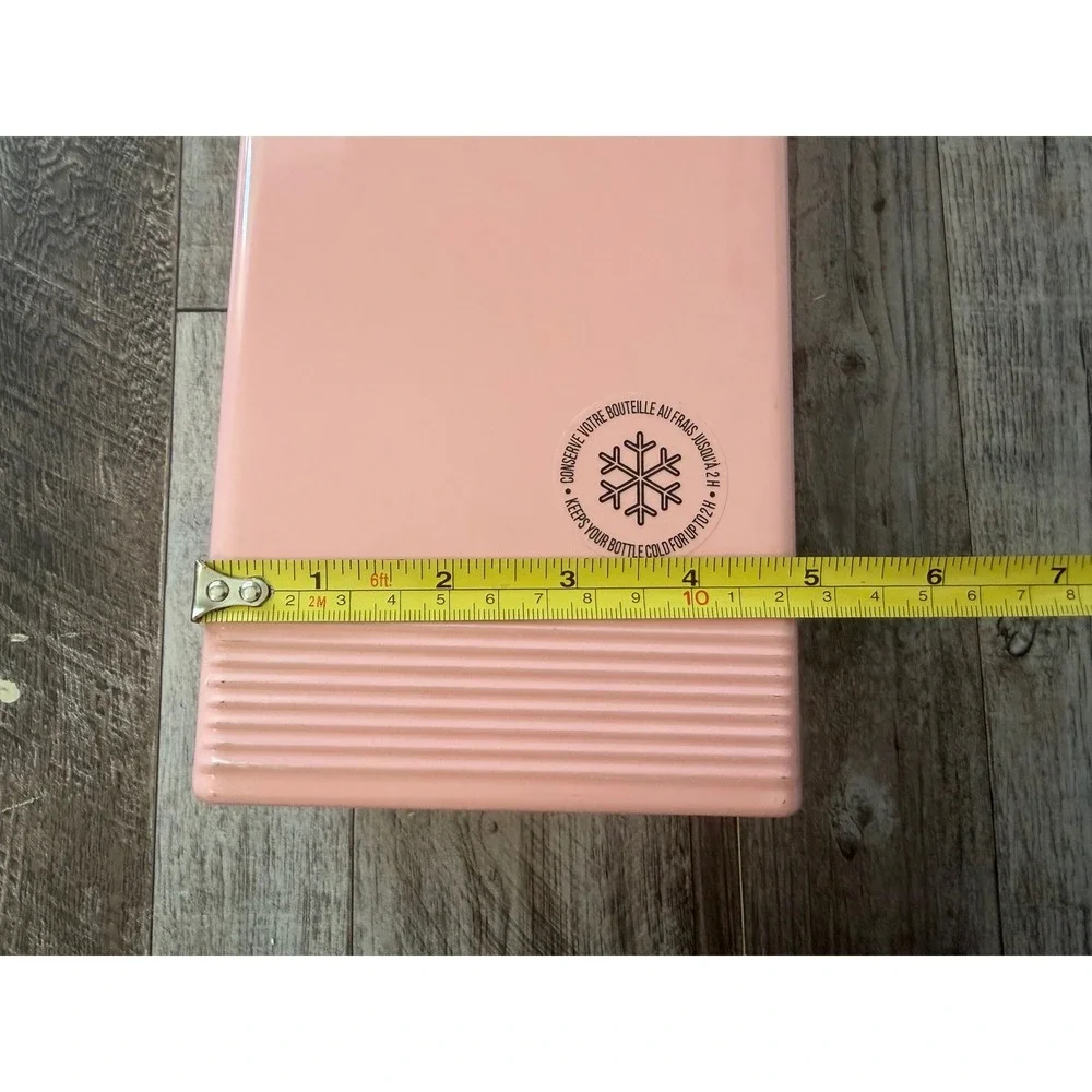 Veuve Clicquot Pink Tin Smeg Refrigerator Champagne Bottle Holder Cooler